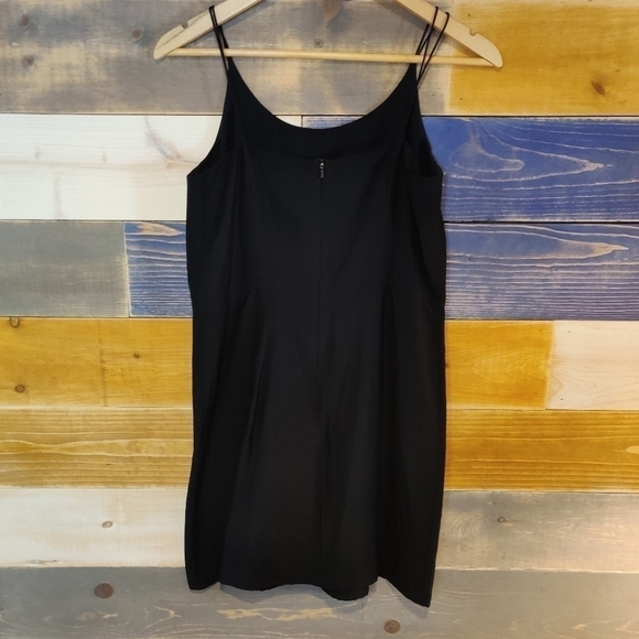 Josephine Chaus 8p linen/silk dress black - Picture 5 of 6